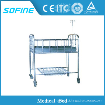 SF-DJ125 Cama de pára-choque de aço inoxidável para hospital